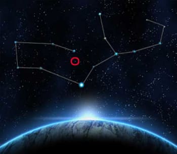 Constellation images are created by Astrophotographer Eckhard Slawik and personalized with the star location.