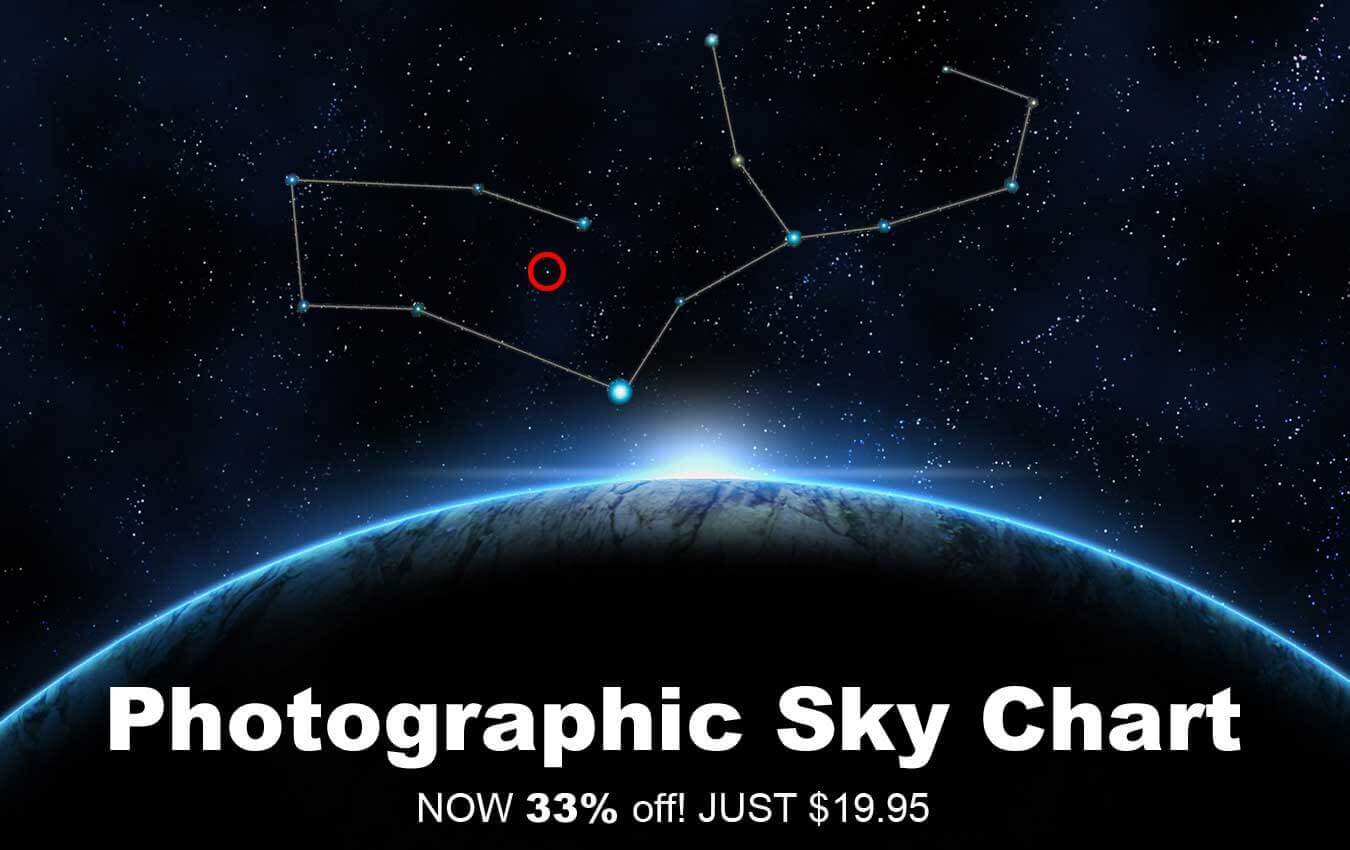 Buy an exclusive International Star Registry Photographic Sky Image to see your unique star’s location in the night sky.